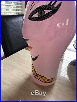 Kosta boda Open Face Vase In Pink