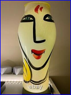 Kosta boda@Open minds@Ulrica Hydman Vallien@Tulip vase 36cm or 14 inches high@