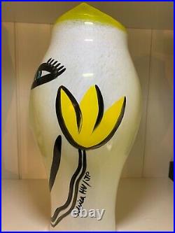 Kosta boda@Open minds@Ulrica Hydman Vallien@Tulip vase 36cm or 14 inches high@