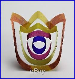 Kosta boda Tulip Paperweight by Bertil Vallien Mini Sculpture