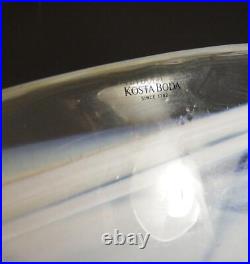 Large 13 5/8 Kosta Boda Glass Bowl by Anna Ehrner Sweden