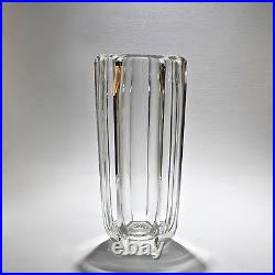Large Kosta Boda Art Deco Glass Vase Engraved with a Figure of Mercury GL