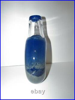 Large Kosta Boda Art Glass Meteor Vase 1033