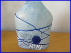 Large Kosta Boda Bottle Bottle Vase Galaxy Blue Bertil Vallien H 26cm sig