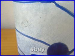 Large Kosta Boda Bottle Bottle Vase Galaxy Blue Bertil Vallien H 26cm sig