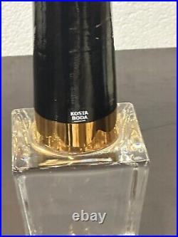 Large Kosta Boda Nail Polish Bottle Glass Sculpture Designed By Asa Jungnelius