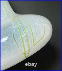 Large Kosta Boda Rainbow Art Glass Vase Signed Bertil Vallien Swedish Vintage