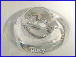 MID Century Modern Kosta Boda Goran Warff 47802 Art Glass Bud Vase Raindrop