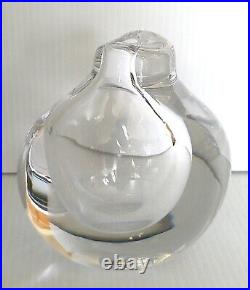 MID Century Modern Kosta Boda Goran Warff 47802 Art Glass Bud Vase Raindrop