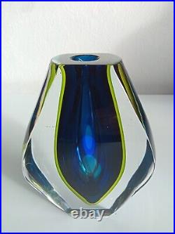 MONA MORALES SCHILDT (1908-1999) for Kosta Boda Sweden Ventana Vase 50's/60's