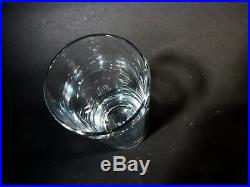 Midcentury KOSTA Boda Crystal PIPPI Bubble Stem 6 12 oz Flat Tumblers Highball