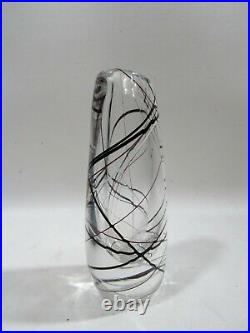 Midcentury Kosta Boda Vicke Lindstrand LH 1089 Art Glass Vase