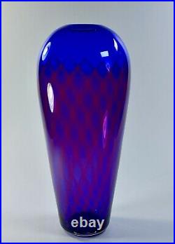 Modern Art Glass Vase by Jan Erik Ritzman & Sven-Åke Carlsson Transjo Hytta