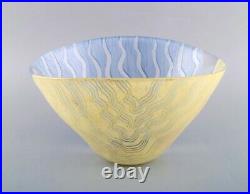 Monica Backström (1939-2020) for Kosta Boda. Large bowl, 1980/90's