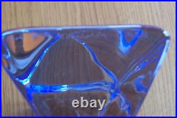 Monica Backstrom Kaleidoscope Art Glass Sculpture Kosta Boda Mint Condition