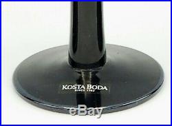 NEW Kosta Boda STEMWARE 6 Glass By HYDMAN Signed LIMITED EDITION Blue RARE