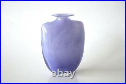 Original Hand blown Lilac Glass'Swing' Vase by Kjell Engman for Kosta, 80's