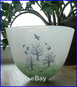 Ovale Vase November Von Kosta Boda Sweden Design Kjell Engman Art Glass
