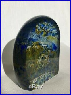 RARE KOSTA BODA Sweden Art Sculpture Lappland Glass GORAN WARFF Signed 1960s