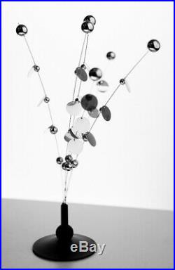 RARE Kosta Mid Century Modern Kinetic Sputnik Sculpture Danish Op Art Atomic