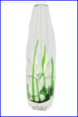 RARE Orrefors Kosta Boda Crystal glass Fish Graal Vase Vicke Lindstrand Aquarium