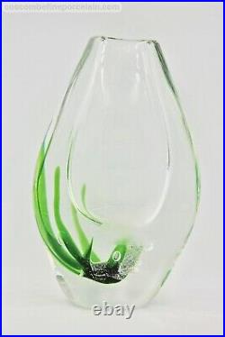 RARE Orrefors Kosta Boda Crystal glass Fish Vase Vicke Lindstrand Aquarium