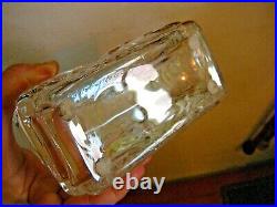 Rare Kosta Boda Sweden Bengt Edenfalk Vintage 1980s MCM Clear Crystal Vase 48180