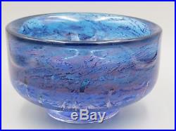 Rare Large Goran Warff for Kosta Boda Art Glass Bowl 57202 Signed