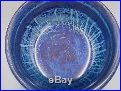 Rare Large Goran Warff for Kosta Boda Art Glass Bowl 57202 Signed