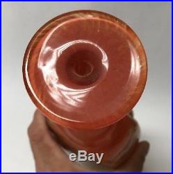 Rare Large Kjell Engman Rio Kosta Boda Glass Sculptural Face Vase