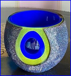 Rare MONICA BACKSTRÖM for KOSTA BODA MOONLANDING Series Bowl / Vase Sweden