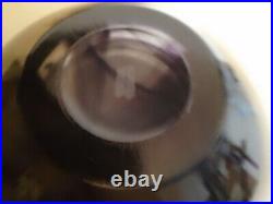 Rare Vintage Kosta Boda Glass Bowl With Original Label And Mark Underneath
