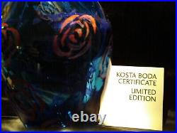 Rosegarden Blue Limited Edition Kosta Boda