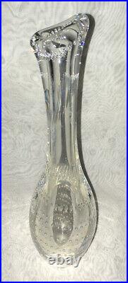 STUNNING MID CENTURY Kosta Boda Vicke Lindstrand Controlled Bubble Vase SIGNED