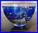 Satellite Bowl by Bertil Vallien for Kosta Boda in Cobalt Blue. Excellent Cond