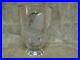 Signed Kjellander Kosta Boda Crystal Glass Vase with Sand Carved Fish and Seaweed