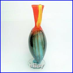 Signed Kosta Boda Glass Bon Bon Carafe/Jug/Ewer #89066 by K. Engman
