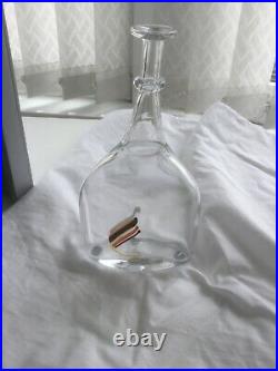 Signed Kosta Boda Vallien Artis Collection Glass Bottle Vase
