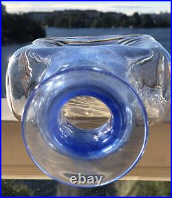 Signed ULRICA HYDMAN VALLIEN KOSTA BODA Vase Indian Summer Art Glass H9-10