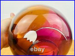 Significant bowl Kosta Boda Ann Wärff 1977 glass rare vintage glass bowl Sweden