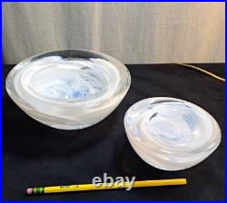 Stacking Art Glass Bowls Kosta Boda Anna Ehrner