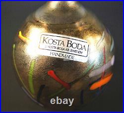 Stunning Bertil Vallien Designed Kosta Boda Miniature Glass Vase