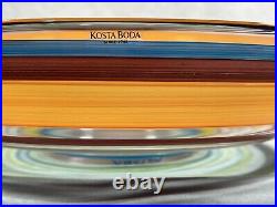 Superb Kosta Boda Scandinavian Large 32cm Bowl by Ulrica Hydman-Vallien 1970's