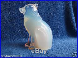 Sweden Kosta Paul Hoff glass polar arctic fox figurine figure WWF animal limited