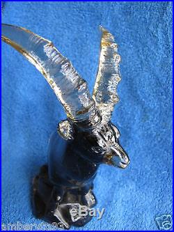 Sweden Kosta Reijmyre Paul Hoff glass Mountain Goat figurine figure WWF animals