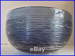 Swedish Art Glass Bowl Spun, BENGT EDENFALK, Skruf