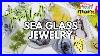 Tumbled Sea Glass Jewelry With My Komestone Rock Tumbler