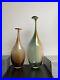 Two Kosta Boda Fidji Vases (large 45cm & medium 35cm) Boxed New by Kjell Engman