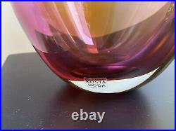 Two Kosta Boda Fidji Vases (large 45cm & medium 35cm) Boxed New by Kjell Engman