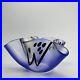 Ulrica Hydman Vallien Kosta Boda Glass Bowl Mouthblown Happy Going Signed